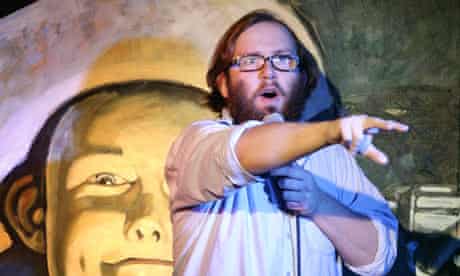 Comedian Daniel Kitson at Stand Comedy Club, Edinburgh