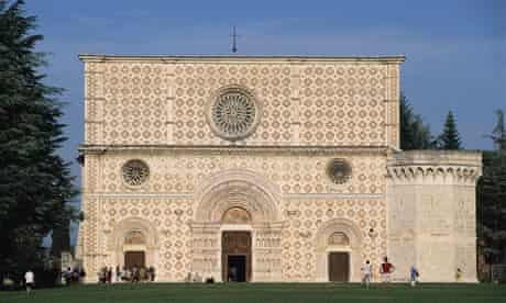 L'Aquila church Santa Maria di Collemaggio