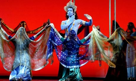 Tiit Helimets in Krishna from The Immortals, Birmingham Royal Ballet 2003