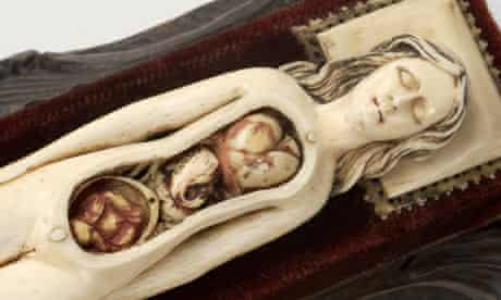 Ivory anatomical model, Exquisite Bodies exhibition