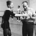 George Balanchine with dancer Suzanne Farrell