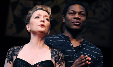 Lesley Manville and Obi Abili in Six Degrees of Separation at the Old Vic