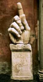 Colossal hand of Constantine II, AD330
