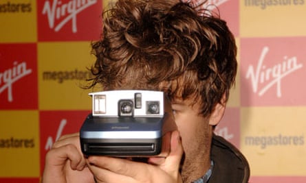 Jack Penate with Polaroid camera