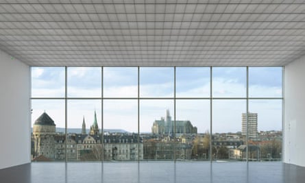 View from inside the Pompidou-Metz