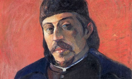 Self-Portrait with a Palette by Paul Gauguin