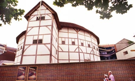 'This wooden O' ... external view of of Shakespeare's Globe Theatre on London's Bankside.