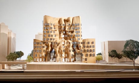 A model of Gehry’s building for the University of Technology 
in Sydney