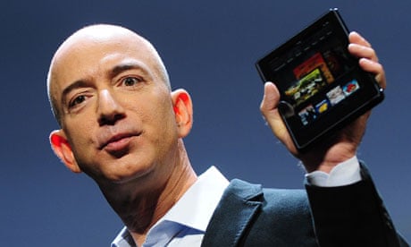 Amazon CEO Jeff Bezos introduces the new Kindle Fire tablet in New York