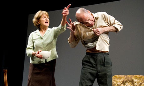 Susan Brown (Mary) and Michael Feast (Harry) in Saved by Edward Bond at Lyric theatre, Hammersmith.