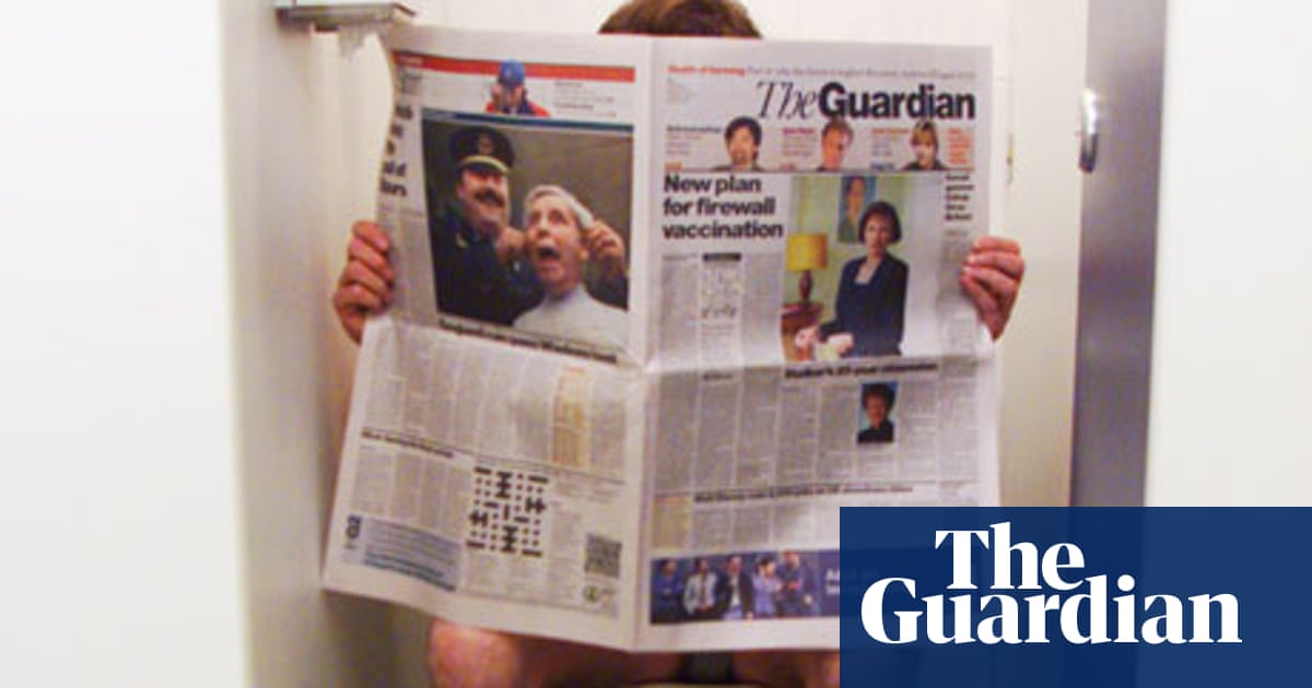 Is Reading On The Loo Bad For You Books The Guardian
