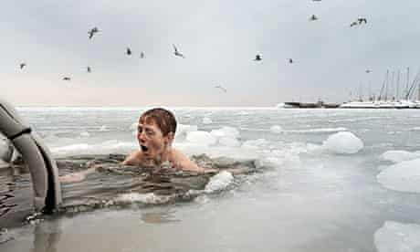 David Trood's shot of a Danish winter bather