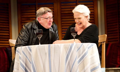 Sharon Gless and Barry McCarthy in A Round-Heeled Woman at the Aldwych, London.