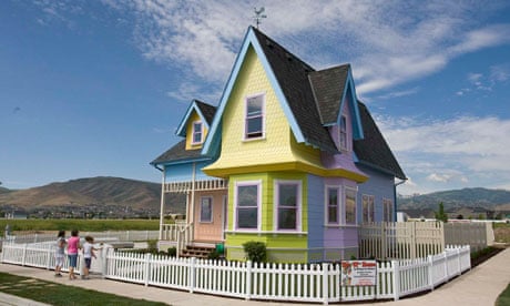 House from Pixar film Up, located in Herriman, Utah