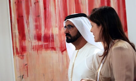 Sheikh Mohammed Bin Rashid al-Maktoum at opening of Art Dubai 2011