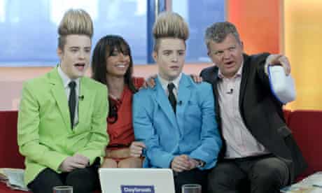 Jedward launching their lunchbox redesign campaign on Daybreak