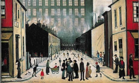 Street Scene, 1935, by LS Lowry