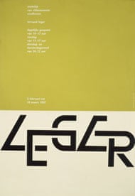 Wim Crouwel - Poster for Leger exhibition (1957)