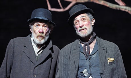 Ian McKellen and Roger Rees in Waiting for Godot