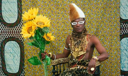 Samuel Fosso's self-portrait as an African chief