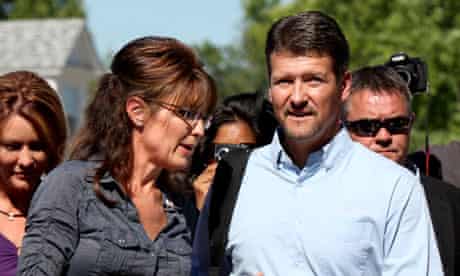 Sarah Palin and Todd Palin at the premiere of The Undefeated
