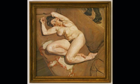 Naked Portrait with Reflection by Lucian Freud