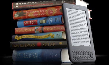 Hardbacks and ebook reader Kindle