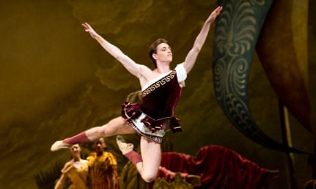 Sergei Polunin as Aminta in the Royal Ballet's Sylvia.