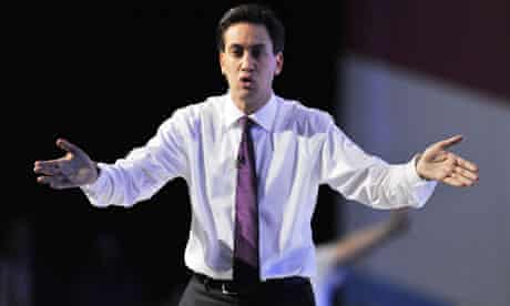 Ed Miliband at the 2012 Labour party conference