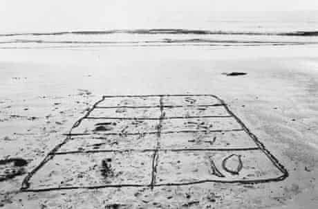 The aftermath of a hopscotch game in Pembrokeshire
