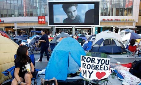 Fans camp out ahead of the premiere of The Twilight Saga: Eclipse in LA