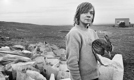 Deutsche Borse prize 2013: Chris Killip's Boo and his rabbit, Lynemouth, Northumberland (1983)