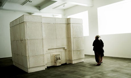 Rachel Whiteread's sculpture Ghost at the Gagosian gallery