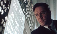 Russell Crowe as John Nash in A Beautiful Mind