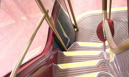New Routemaster bus - staircase