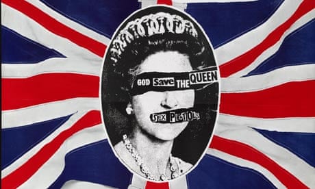 Jamie Reid’s God Save the Queen poster for the Sex Pistols (1977)
