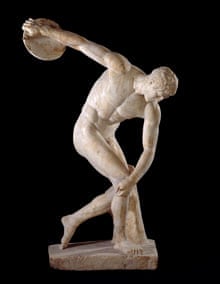 The Discobolus ('discus thrower') of Myron.