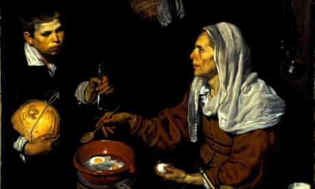 Conspicuous consumption … Diego Velázquez's An Old Woman Cooking Eggs (1618).