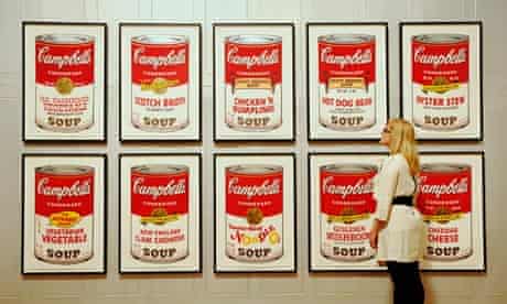 Soup queue … Andy Warhol's Campbell's Soup II (1969) at the Dulwich Picture Gallery.