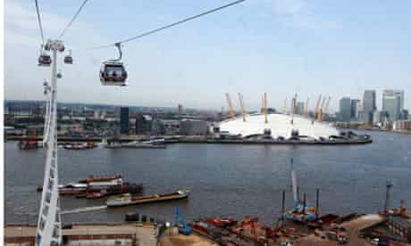 The Thames cable car
