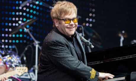 Elton John At Yorkshire Event Centre In Harrogate