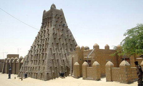 A mosque in Timbuktu.
