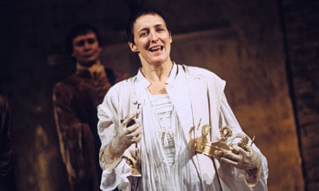 Fiona Shaw in Richard II at the National Theatre Cottesloe.