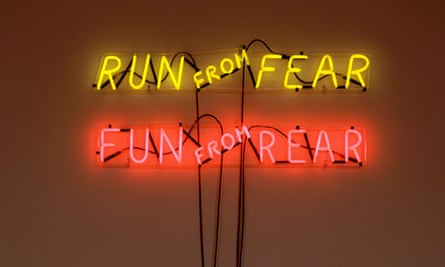 Hauser & Wirth: Bruce Nauman, Run from Fear, Fun from Rear, 1972