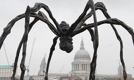 Giant Louise Bourgeois spider at Tate Modern, London, Britain - 03 Oct 2007
