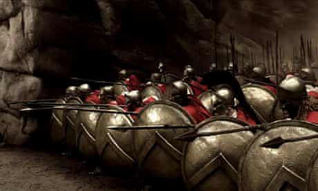 The Battle of Thermopylae in the 2007 film 300