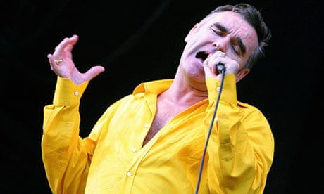 Brittish singer Morrisey performs during