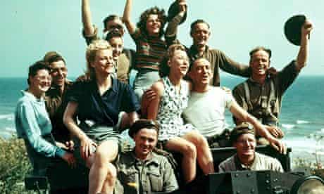 Friends reunited … celebrations at Butlins holiday camp, Filey, Yorkshire, in 1945