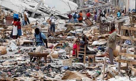 Port-au-Prince in Haiti after the 2012 earthquake
