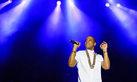 Jay Z performs at the Yahoo! Wireless festival